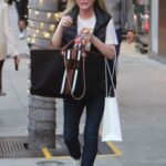 Kathy Hilton in a White Sneakers Was Seen Out in Beverly Hills