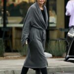 Lisa Rinna in a Grey Bathrobe Was Seen Out in Studio City