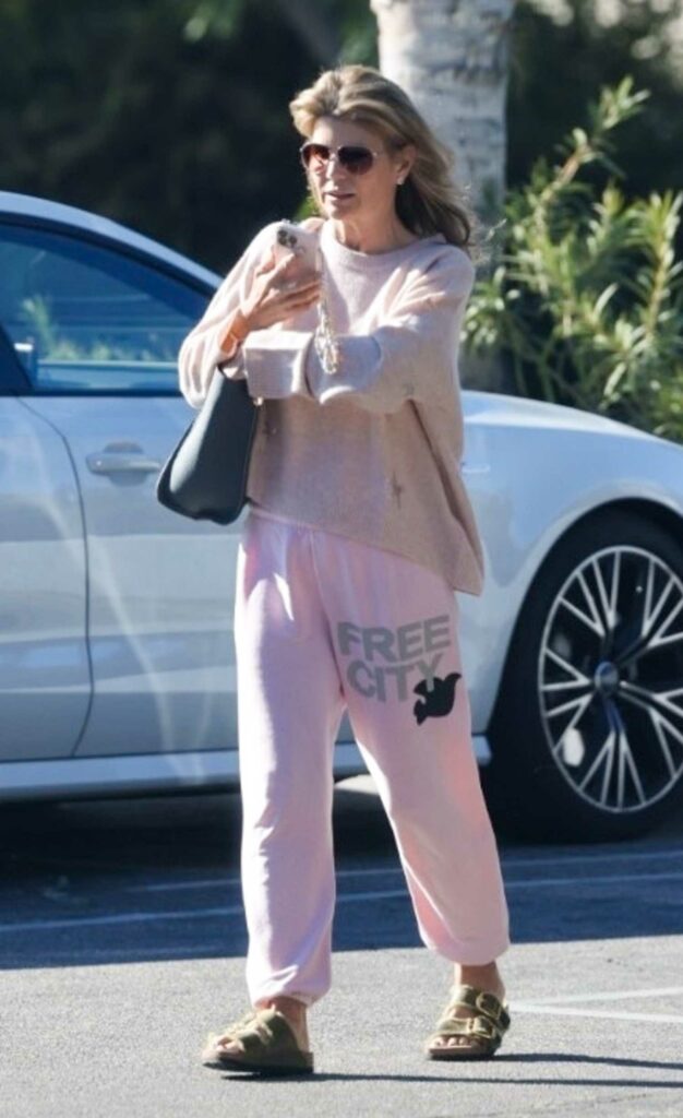 Lori Loughlin in a Pink Sweatpants