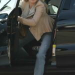 Melanie Griffith in a Beige Jacket Was Seen Out in West Hollywood