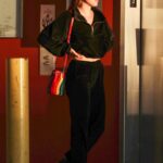 Scout Willis in a Black Sweatsuit Goes Shopping at the Westfield Mall in Los Angeles