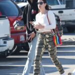 Scout Willis in a Yellow Patterned Pants Was Seen Out with Jake Miller in Los Angeles