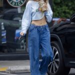Tish Cyrus in a Blue Jeans Was Seen Out in Toluca Lake