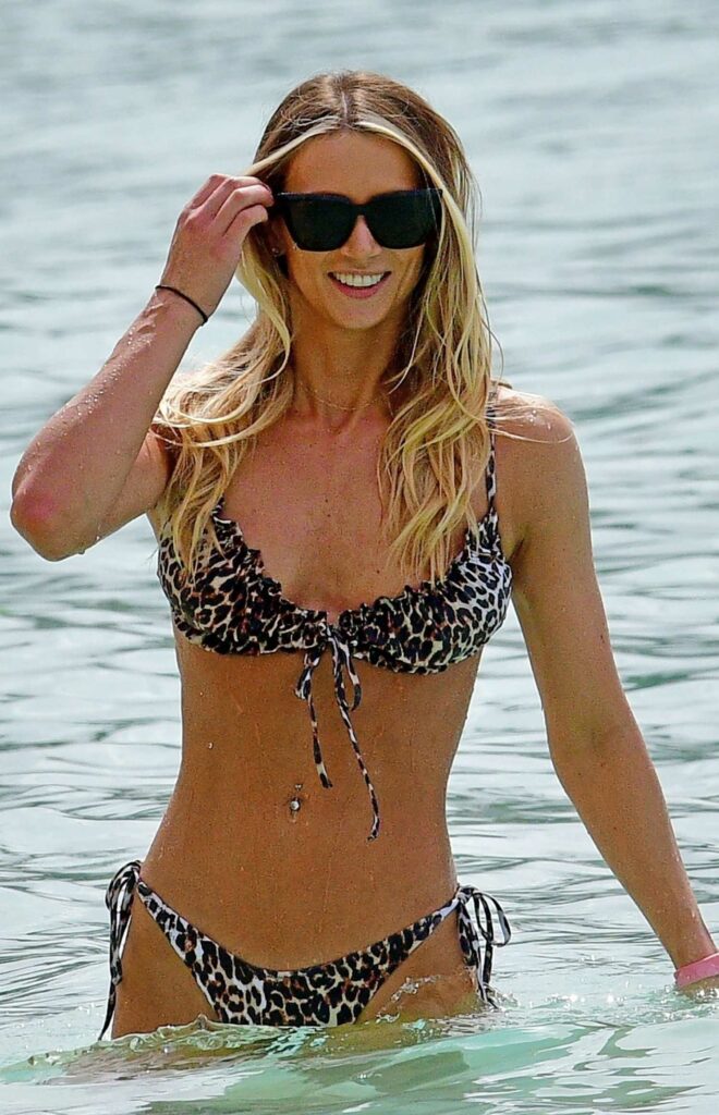 Amelia Tank in an Animal Print Bikini