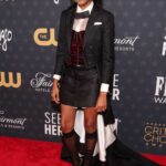 Ayo Edebiri Attends the 28th Annual Critics Choice Awards in Los Angeles