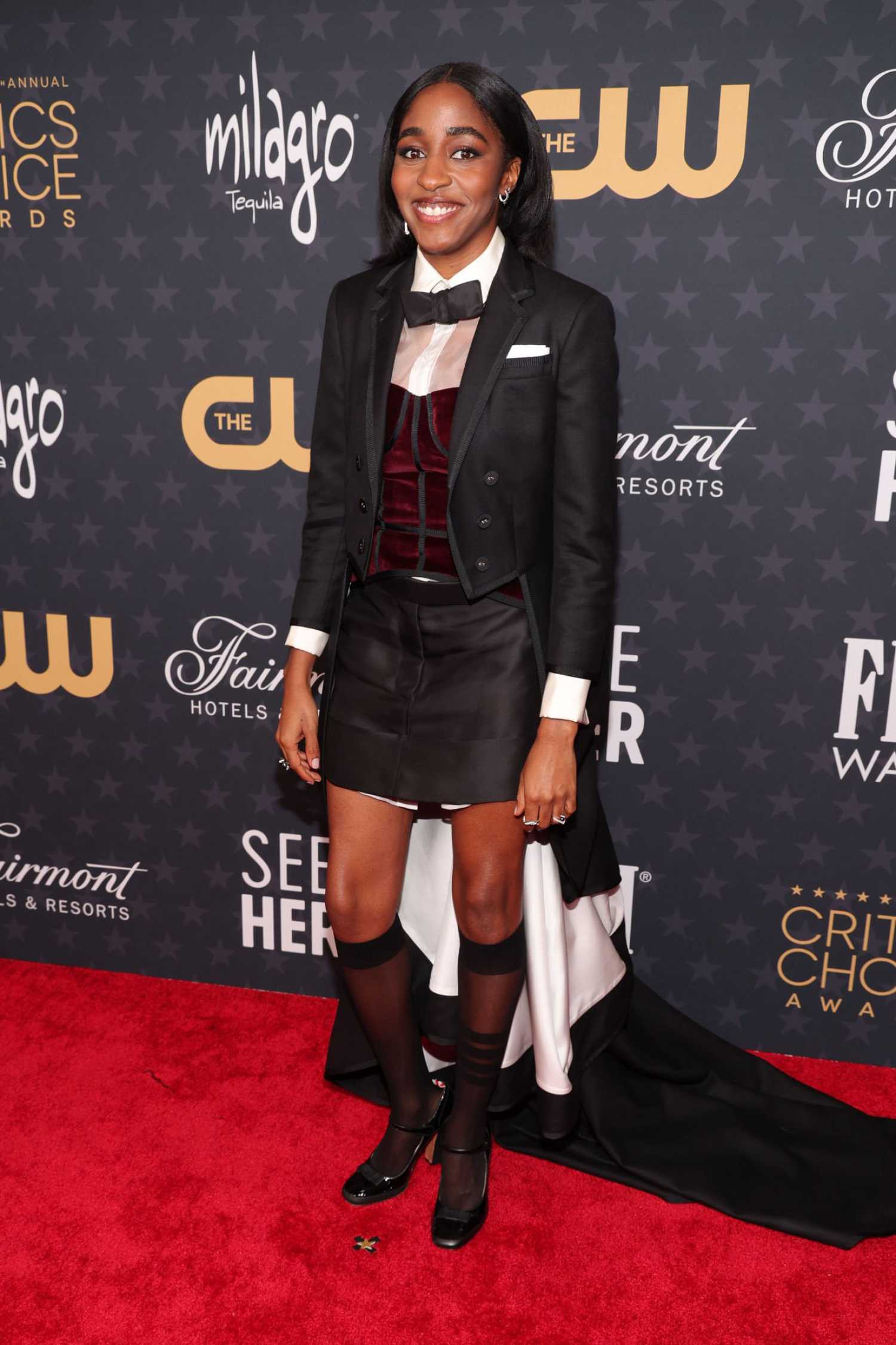 Ayo Edebiri Attends the 28th Annual Critics Choice Awards in Los