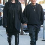 Kat Von D in a Black Outfit Was Seen Out with Her Husband in Los Angeles