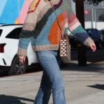 Kristen Bell in a Colorful Sweater Was Seen Out in Los Feliz