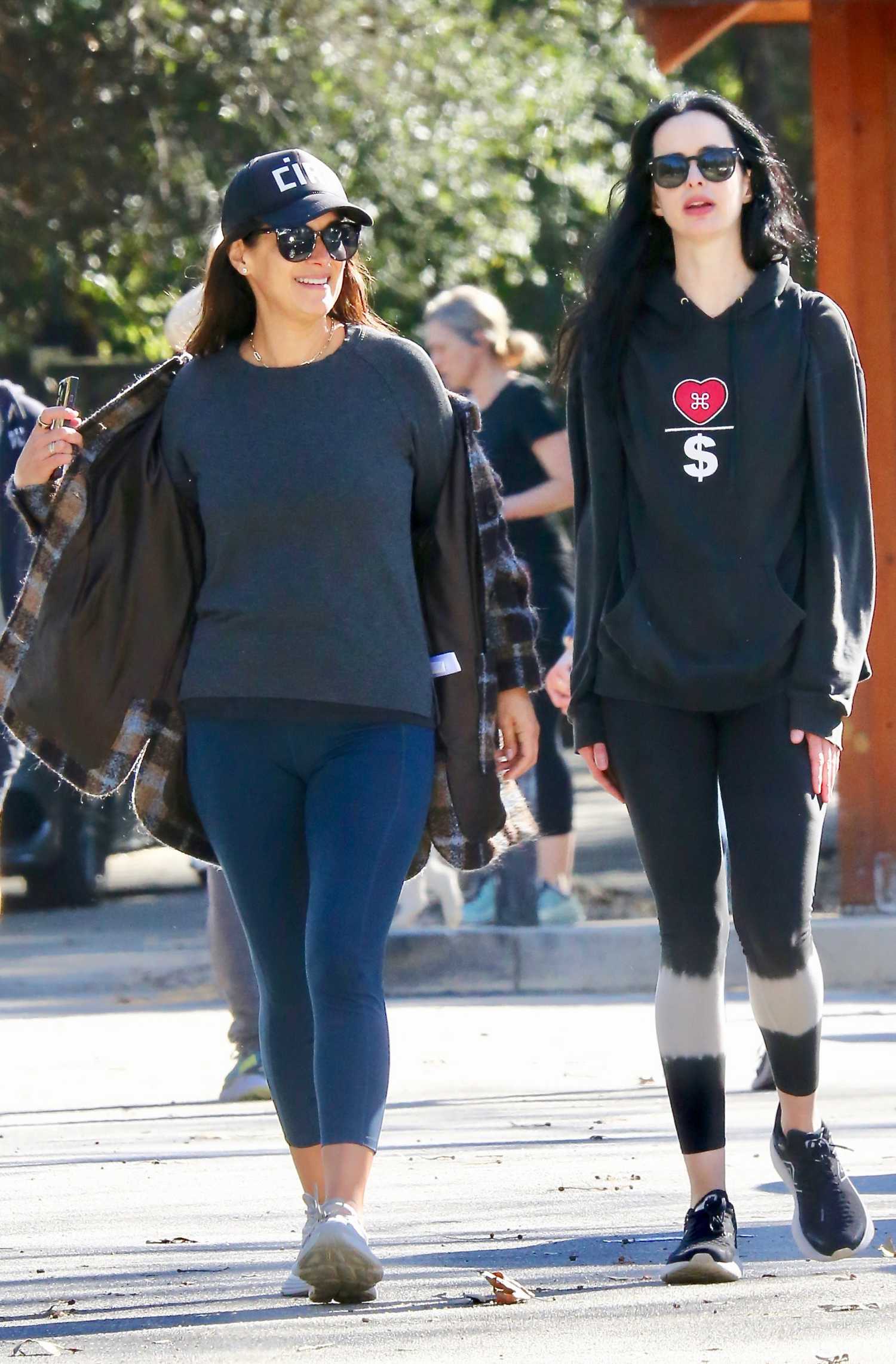 Krysten Ritter in a Black Hoodie Was Spotted on a Hke with Actress