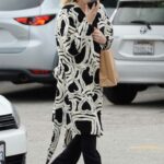 Malin Akerman in a Black Pants Goes Shopping in Los Angeles