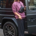 Myleene Klass in a Grey Cap Was Seen Out in North London