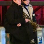 Natalia Dyer in an Animal Print Fur Coat Was Seen Out with Charlie Heaton in SoHo in New York