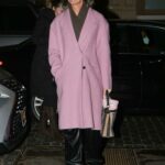 Paulina Porizkova in a Pink Coat Was Seen Out in New York