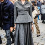 Sabine Getty Arrives at the Christian Dior Fashion Show During 2023 Paris Fashion Week in Paris