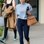 Sofia Richie in a Baby Blue Sweatshirt Was Seen Out in Los Angeles