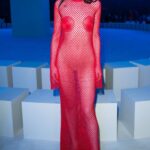 Alice Pagani Attends the Salvatore Ferragamo Fashion Show During 2023 Milan Fashion Week in Milan