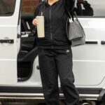 Heather Young in a Black Sweatsuit Was Seen Out in Newport Beach