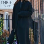 Irina Shayk in a Black Coat Was Seen Out in New York