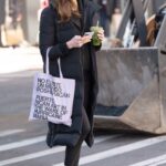 Karlie Kloss in a Black Puffer Coat Was Seen Out in New York