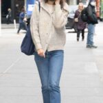Katie Holmes in a Black Sneakers Was Seen Out in New York