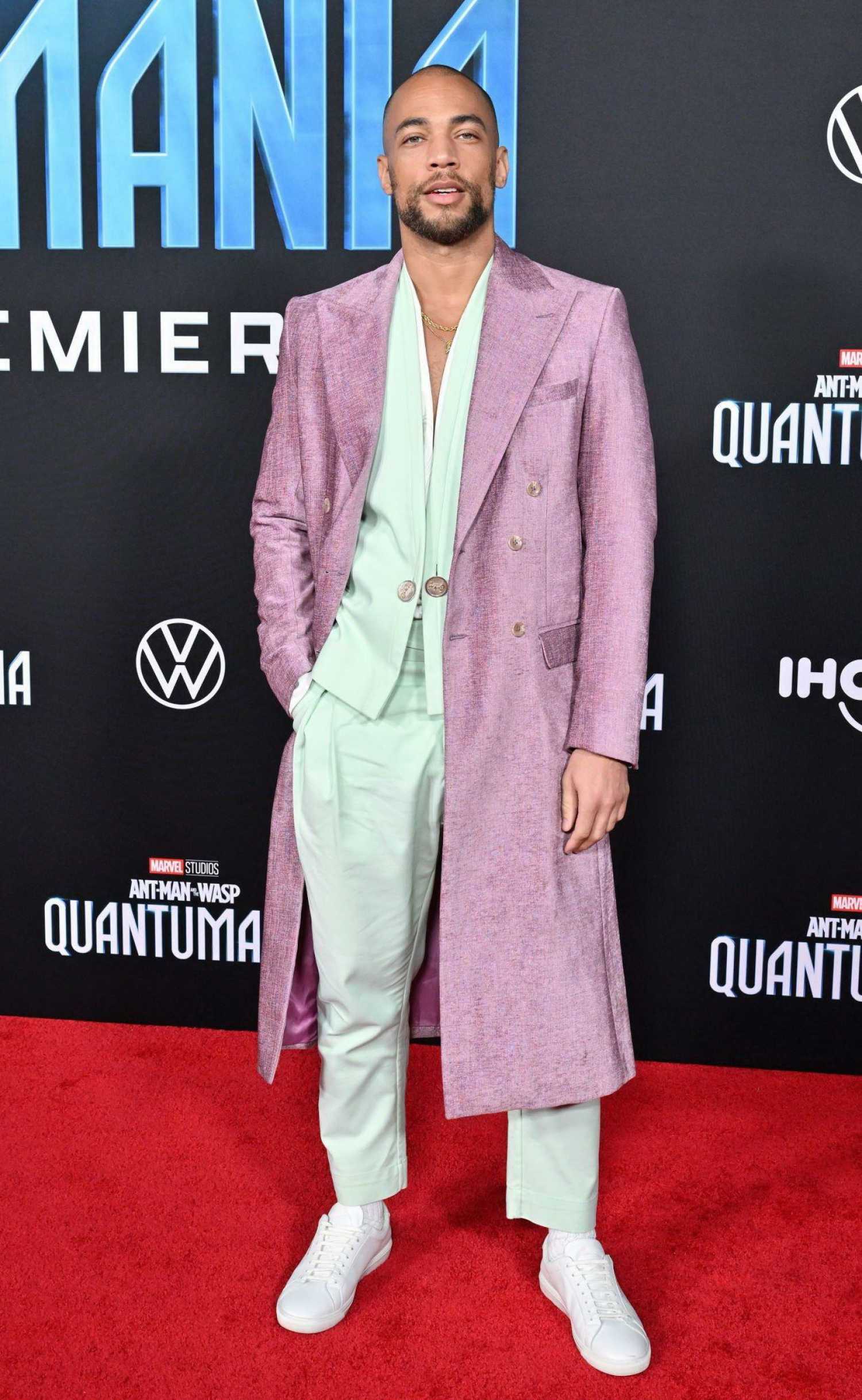 Kendrick Sampson Attends Marvels Ant-Man and the Wasp: Quantumania