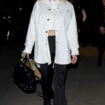 Kesha in a White Shirt Steps Out for Dinner Date at Giorgio Baldi in Santa Monica