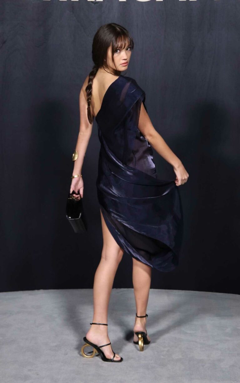 Lily Chee Attends the Salvatore Ferragamo Fashion Show During 2023