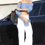 Nicole Murphy in a White Pants Was Seen Out in Los Angeles