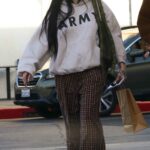 Noah Cyrus in a Grey Hoodie Was Seen Out with a Friend in Los Angeles