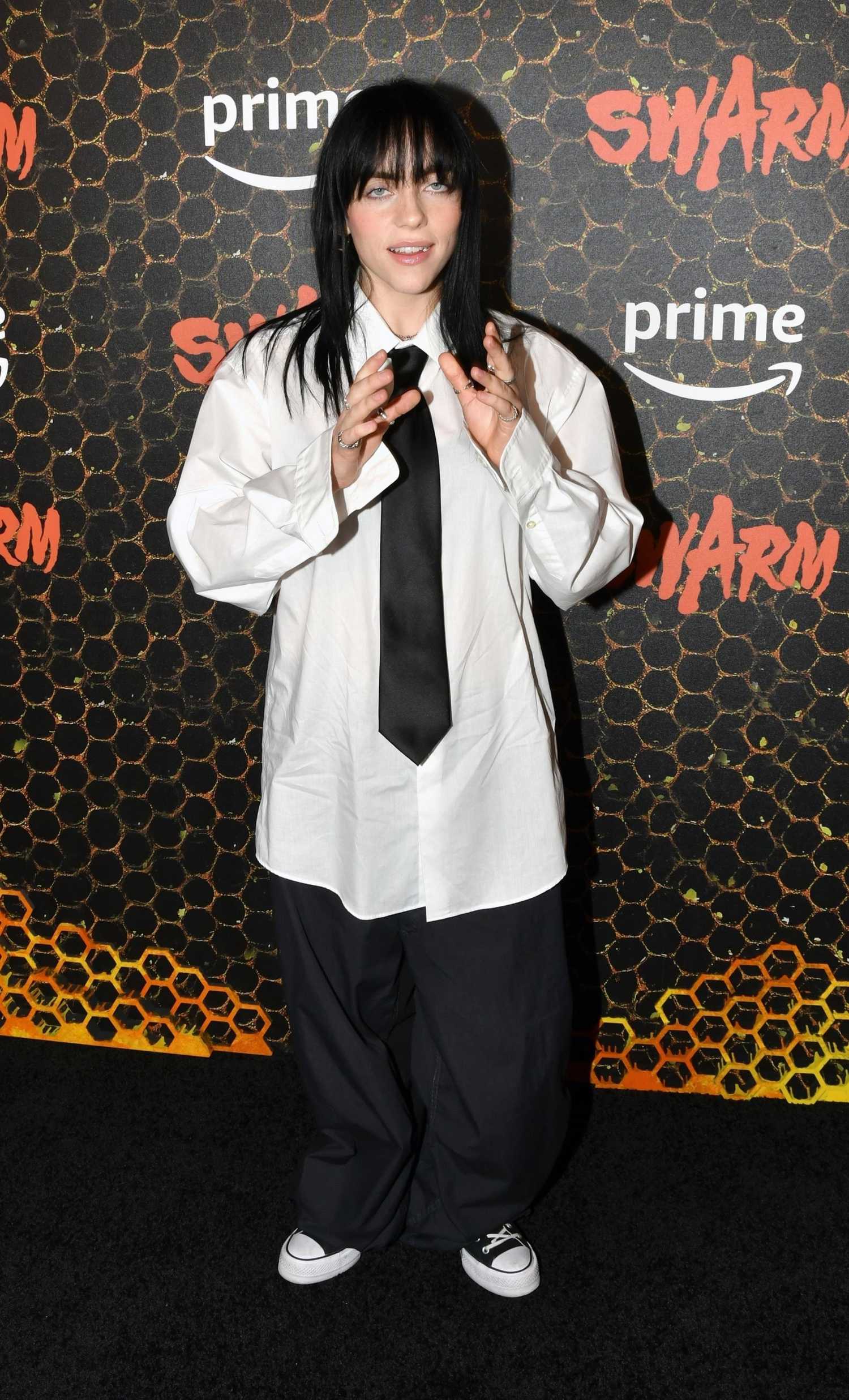 Billie Eilish Attends the Swarm Premiere at the Lighthouse ArtSpace in