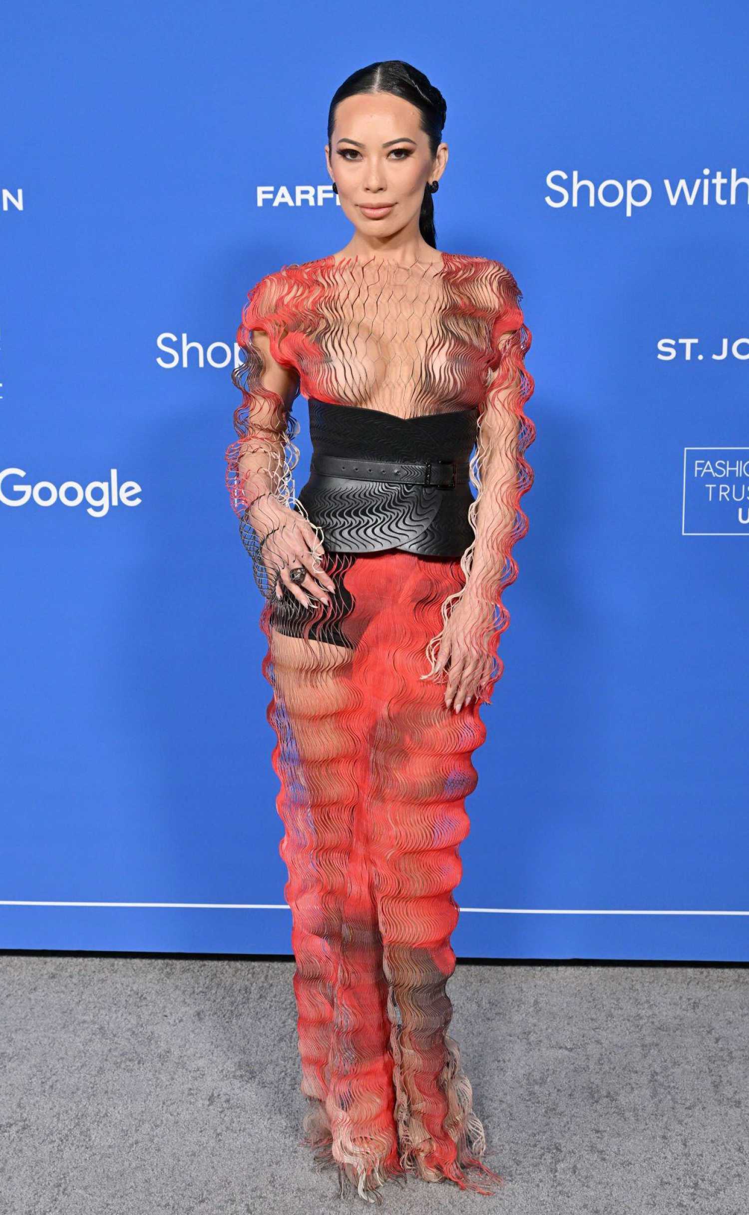 Christine Chiu Attends 2023 Fashion Trust US Awards at Goya Studios in