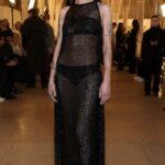 Halsey Attends the Lanvin Fashion Show During 2023 Paris Fashion Week in Paris