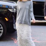 Keira Knightley in a Grey Sweater Was Seen Out in New York City