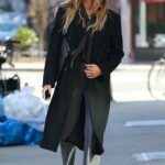 Kelly Bensimon in a Black Coat Was Seen Out in New York