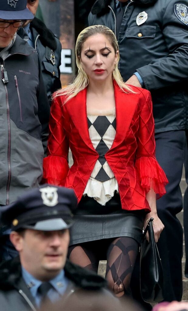 Lady Gaga in a Red Blazer