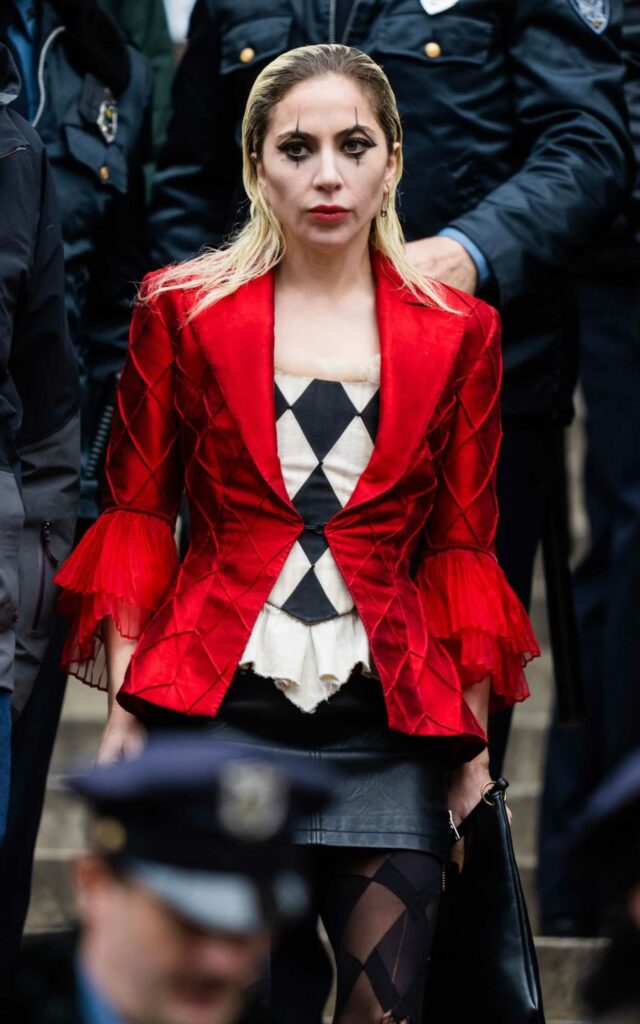 Lady Gaga in a Red Blazer