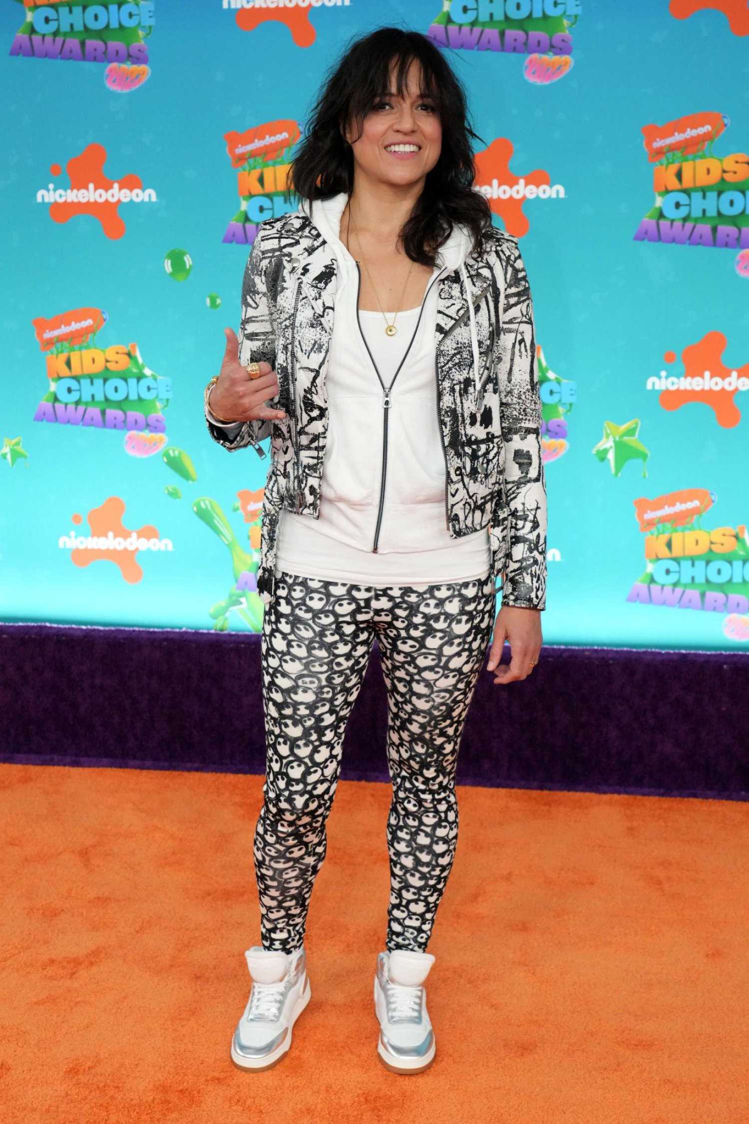 Michelle Rodriguez Attends 2023 Nickelodeon’s Kids Choice Awards in Los