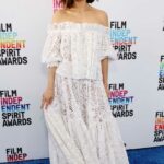 Monica Barbaro Attends 2023 Film Independent Spirit Awards in Santa Monica