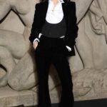 Nailea Devora Attends the Saint Laurent Fashion Show During 2023 Paris Fashion Week in Paris