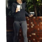 Lisa Rinna in a Black Leggings Was Spotted on a Coffee Run in Los Angeles