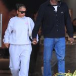 Lori Harvey in a White Sweatsuit Was Seen Out with Damson Idris on Melrose Place in West Hollywood