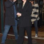 Dakota Johnson in a Black Pantsuit Was Seen Out in New York