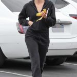Khloe Kardashian in a Black Sweatsuit Was Seen Out in Calabasas