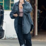 Lauren Parsekian in a Black Sweatsuit Was Seen Out in Los Feliz