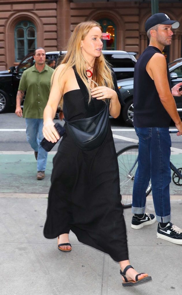 Jennifer Lawrence in a Black Dress