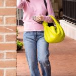 Kyle Richards in a Pink Sweater Was Seen Out in Los Angeles