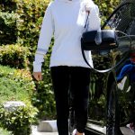Lisa Rinna in a White Hoodie Was Seen Out in Beverly Hills