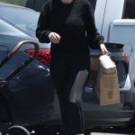 Rumer Willis in a Black Sweater Enjoys a Grocery Trip with Her Baby Girl in Calabasas