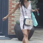 Vick Hope in a White Converse Gym Shoes Was Seen Out in North London