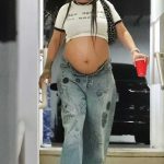 Rihanna Shows Her Bulging Belly on Her Way to Lunch in Beverly Hills